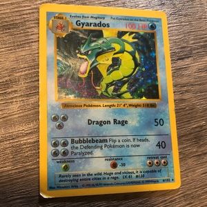 Holographic Gyarados Pokémon Card